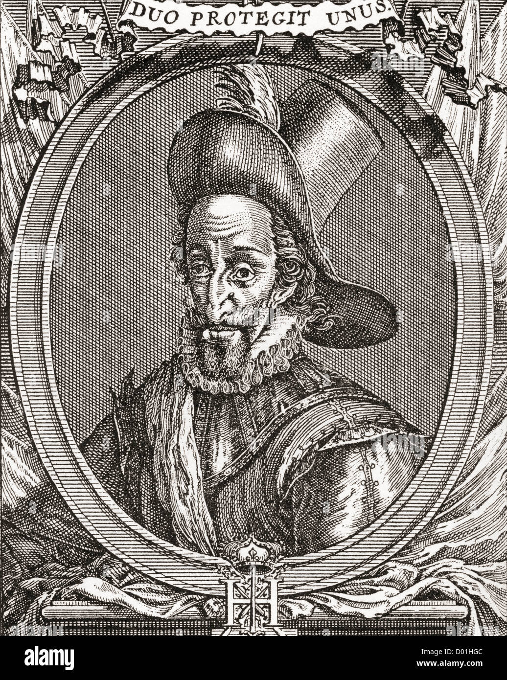 Henry IV, 1553 -1610. Roi de Navarre (Henri III) de 1572 à 1610 et Roi de France de 1589 à 1610. Banque D'Images