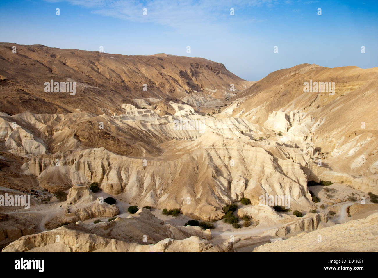 Désert du Néguev paysage près de la Mer Morte. Israël Banque D'Images