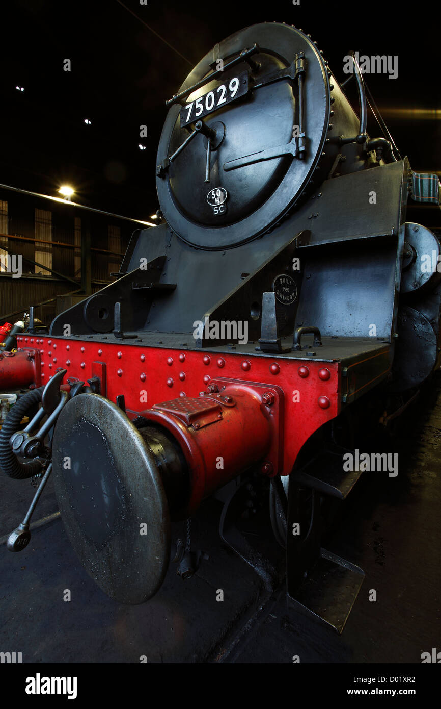 North York Moors 75029 Locomotive 'Le Chevalier vert Banque D'Images