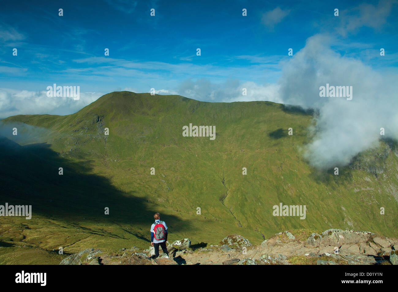 De Meall Corranaich Munros le de la Munro de Ben Lawers, Perthshire Banque D'Images