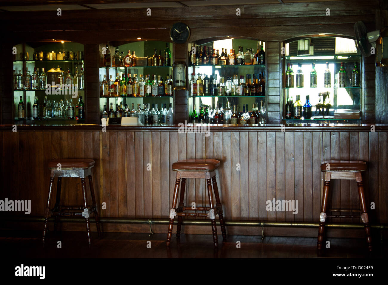 Bar à l'hôtel Paraíba. L'Ouganda, l'Afrique. Banque D'Images