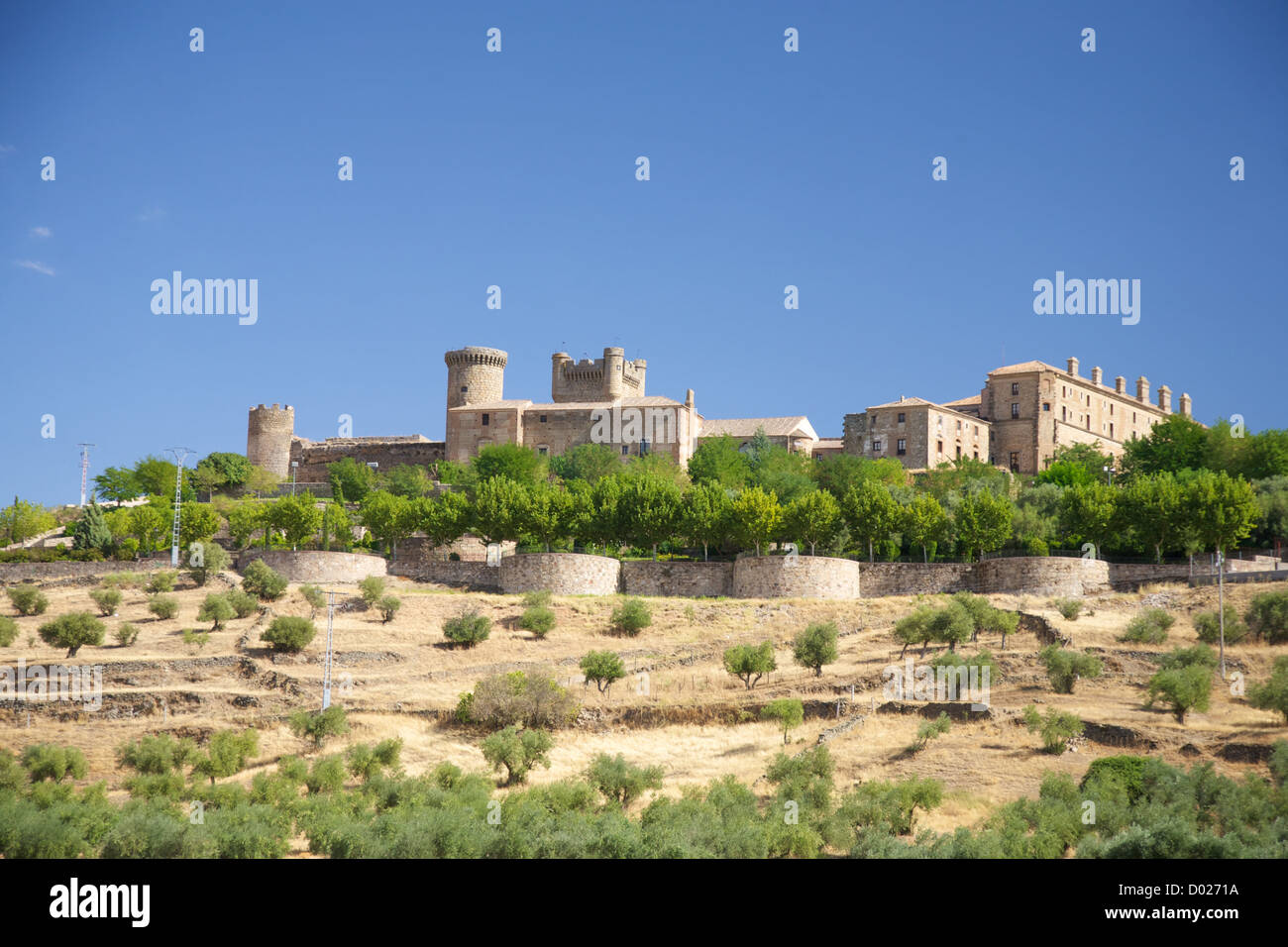 Château à Oropesa Toledo Castilla La Mancha en Espagne Banque D'Images