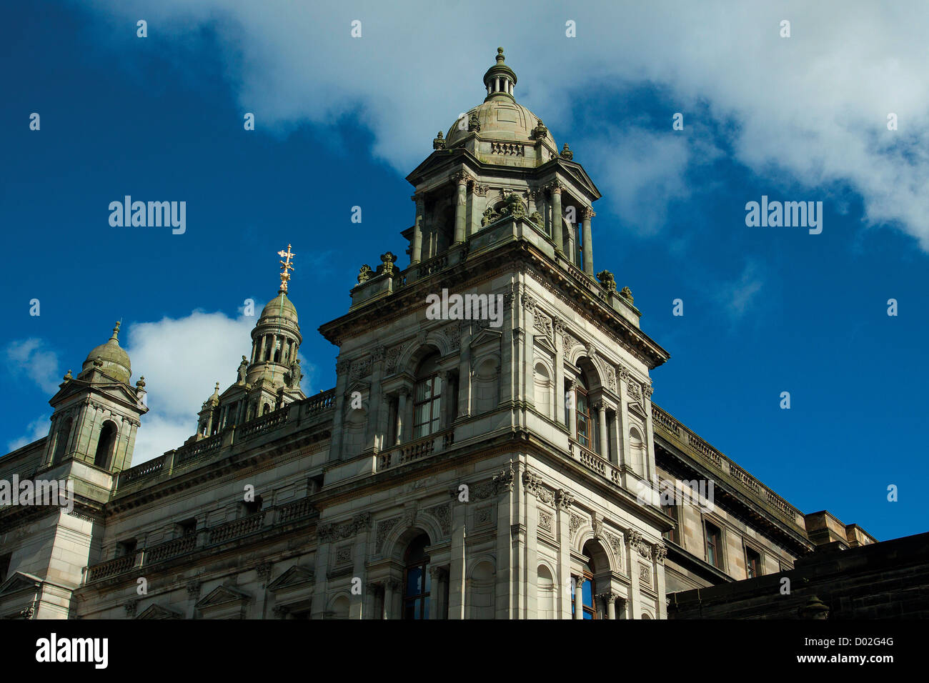 Glasgow City Chambers, George Square, Glasgow Banque D'Images