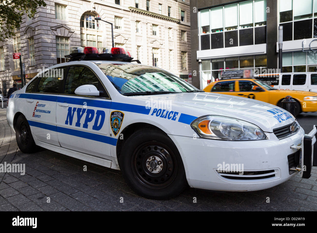 Département de la Police de New York voiture à New York Banque D'Images