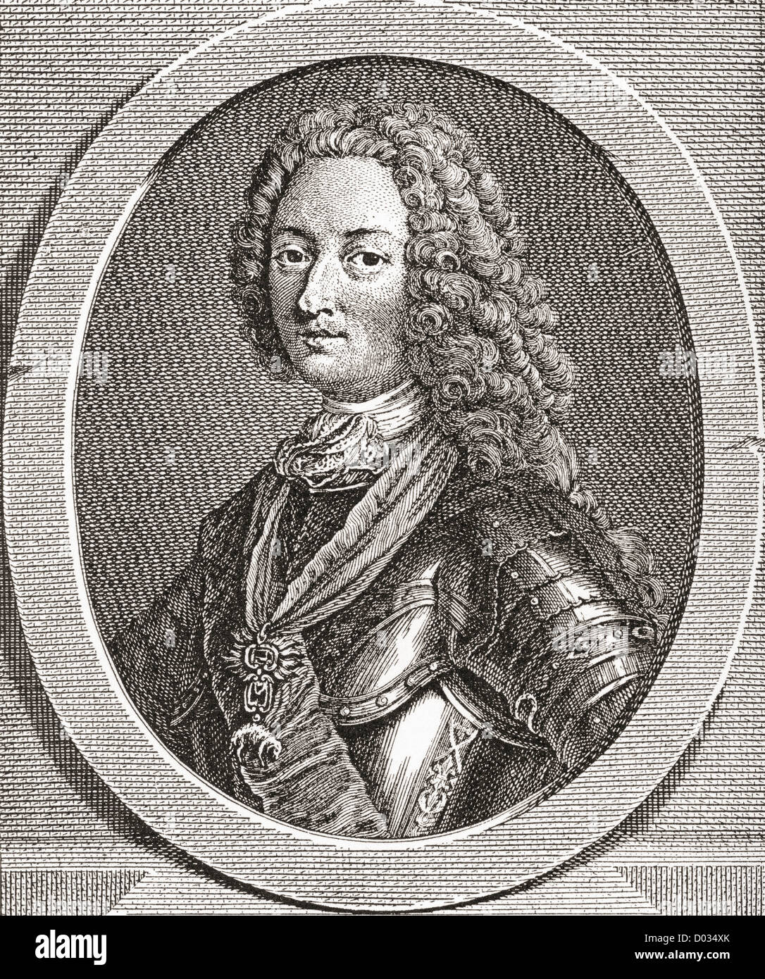 Louis d'Orléans, duc d'Orléans, 1703 - 1752. Duc d'Orléans et un membre de la famille royale française. Banque D'Images