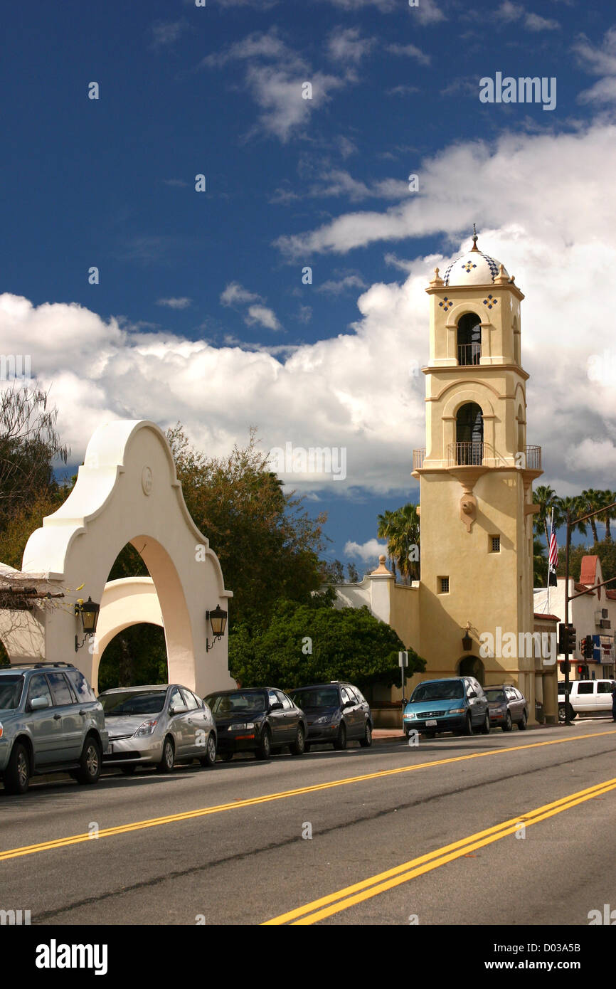 Ojai Valley en Californie Banque D'Images
