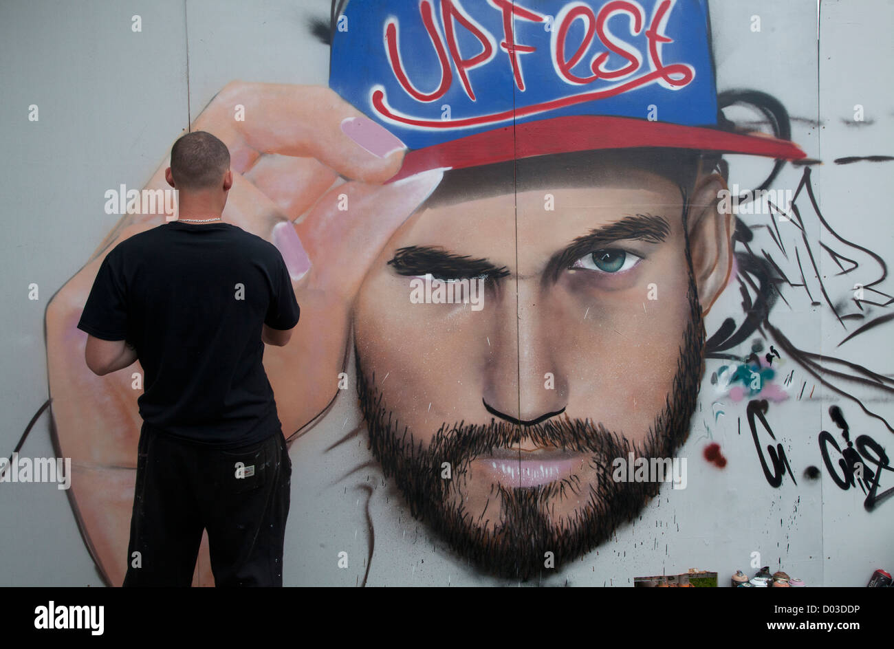 Upfest art urbain et le graffiti show bristol Banque D'Images
