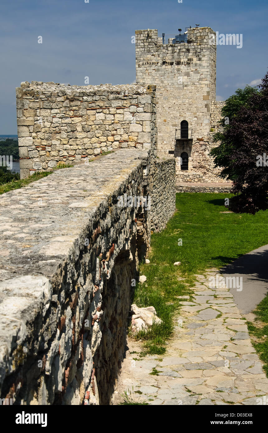 La forteresse de Kalemegdan, Belgrade Banque D'Images