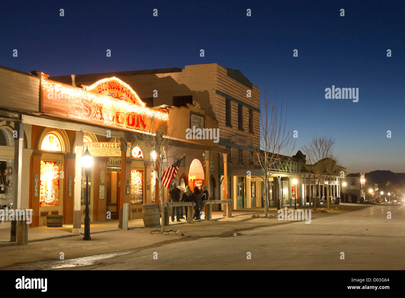 USA, Arizona, Tombstone. Le centre-ville historique de Tombstone, Banque D'Images