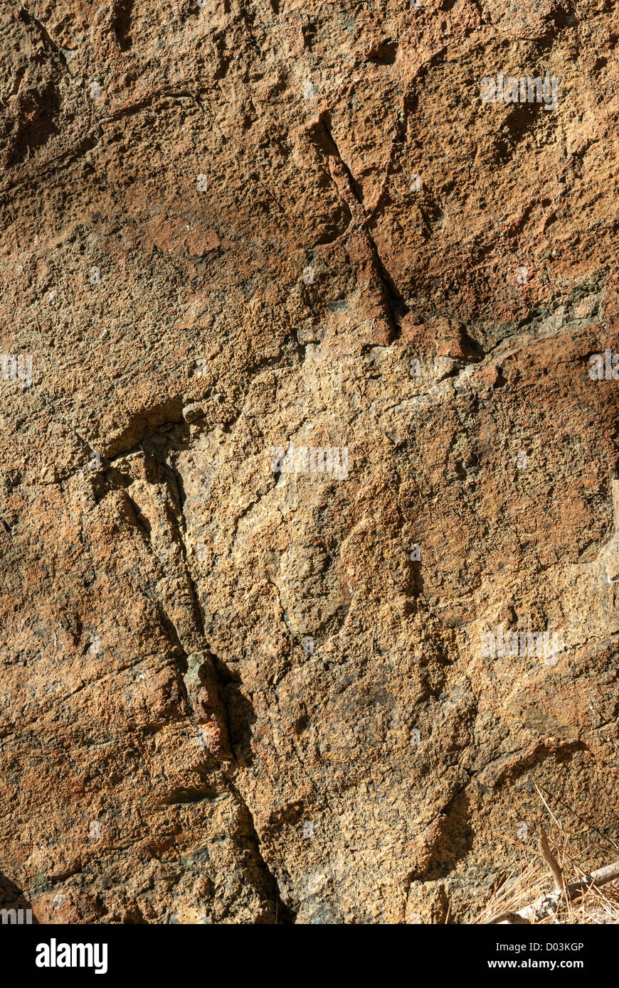 Surface de fond pierre texturés. Teinte jaune Banque D'Images