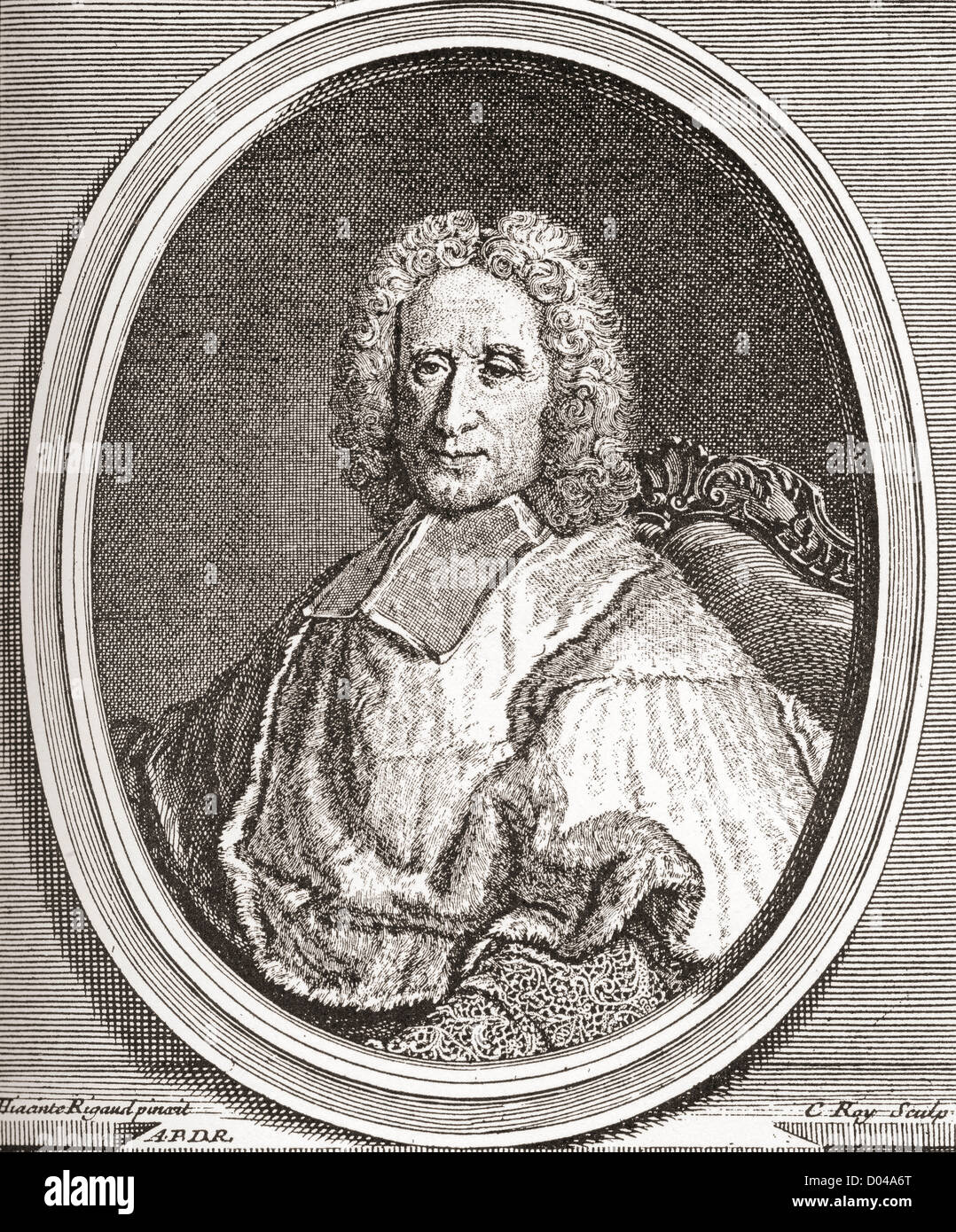 Guillaume Dubois, 1656 - 1723. Cardinal et homme d'État français. Banque D'Images