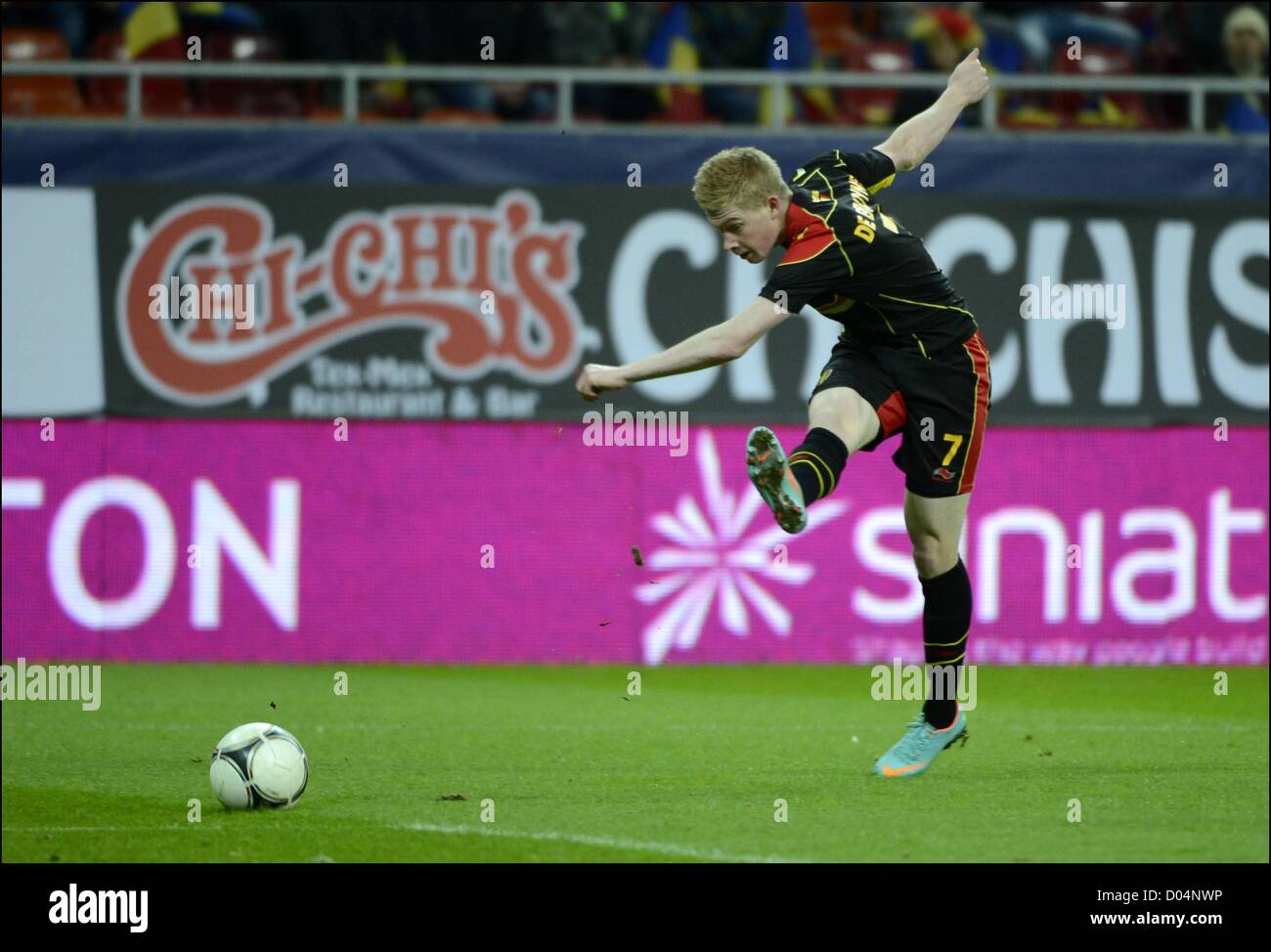 14.11.2012. Bucarest, Roumanie. Le football international aimables. La Roumanie et la Belgique. Kevin de Bruyne BEL Banque D'Images