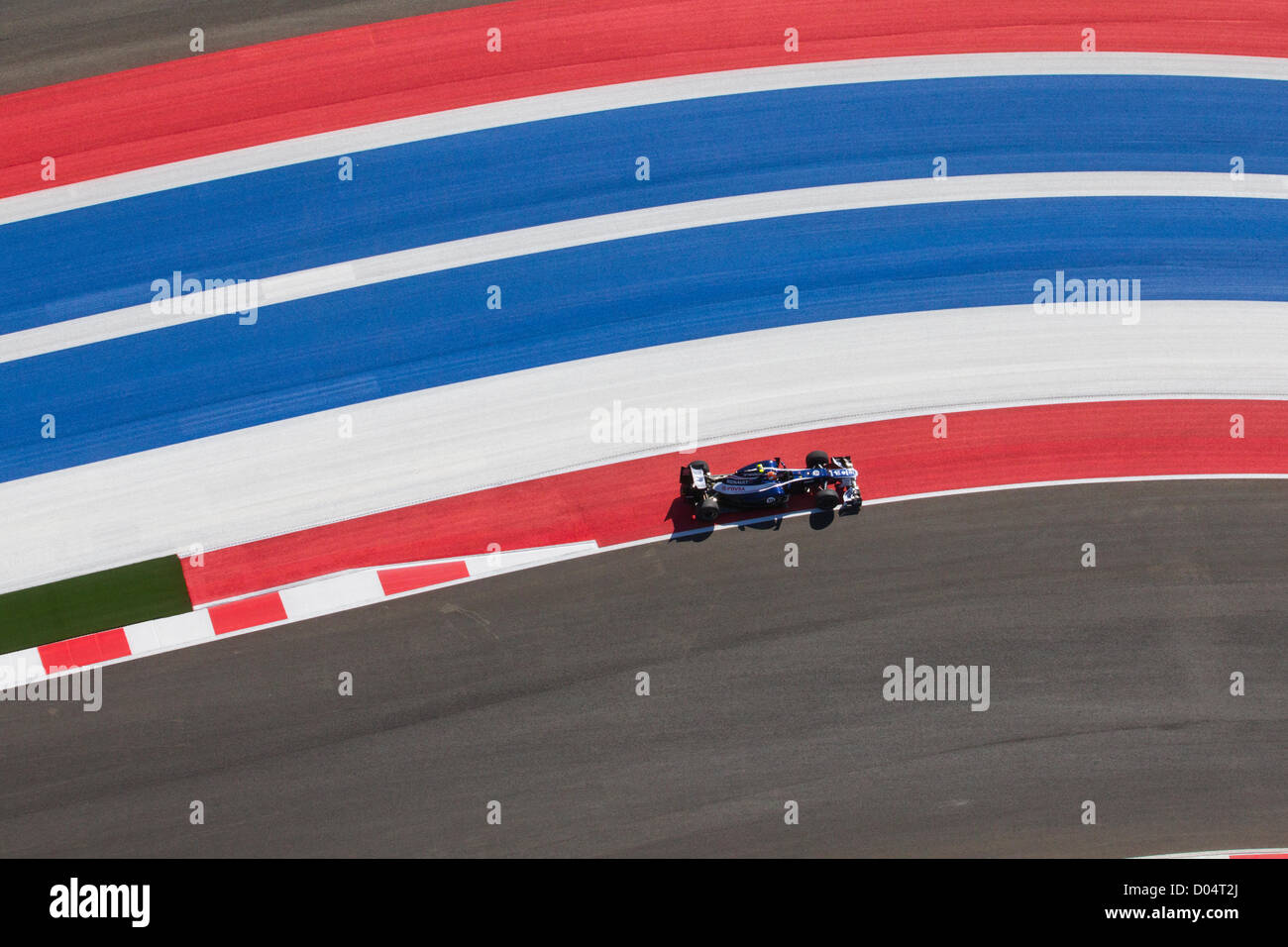 Bruno Senna entraîne les Williams F1 voiture pendant une séance d'essai pour la F1 United States Grand Prix au circuit of the Americas Banque D'Images