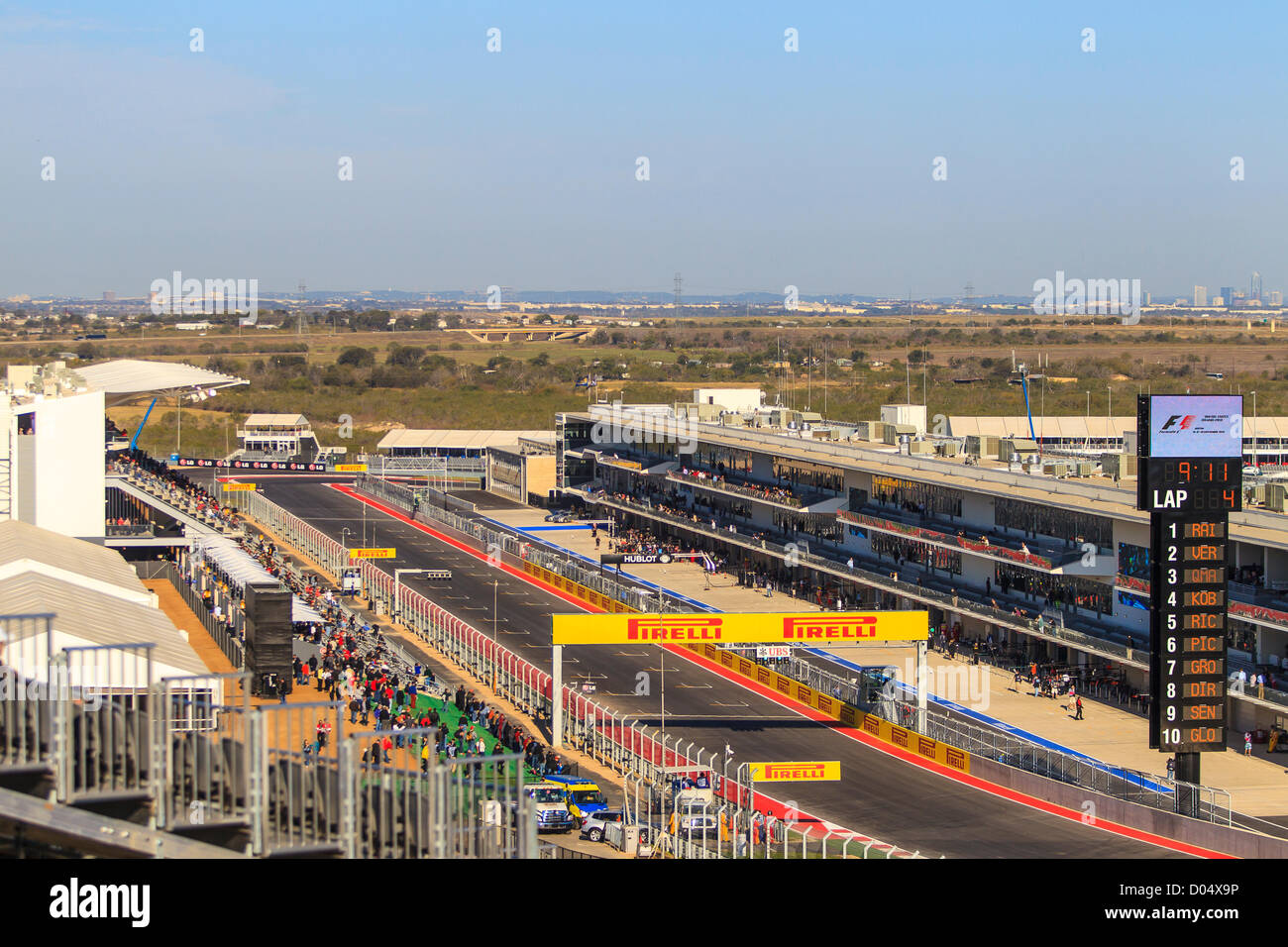 Circuit of the Americas, Austin, Texas, Formule 1 Banque D'Images