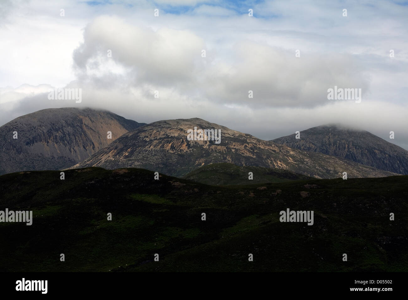 Le Coire Gorm Horseshoe Beinn Dearg Bheag Beinn Dearg Beinn Mhor na Callich Broadford Isle of Skye Ecosse Banque D'Images