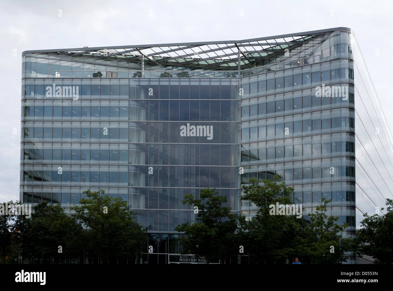 Une architecture en fer verre contemporain dans le quartier de Southwark, Londres Banque D'Images