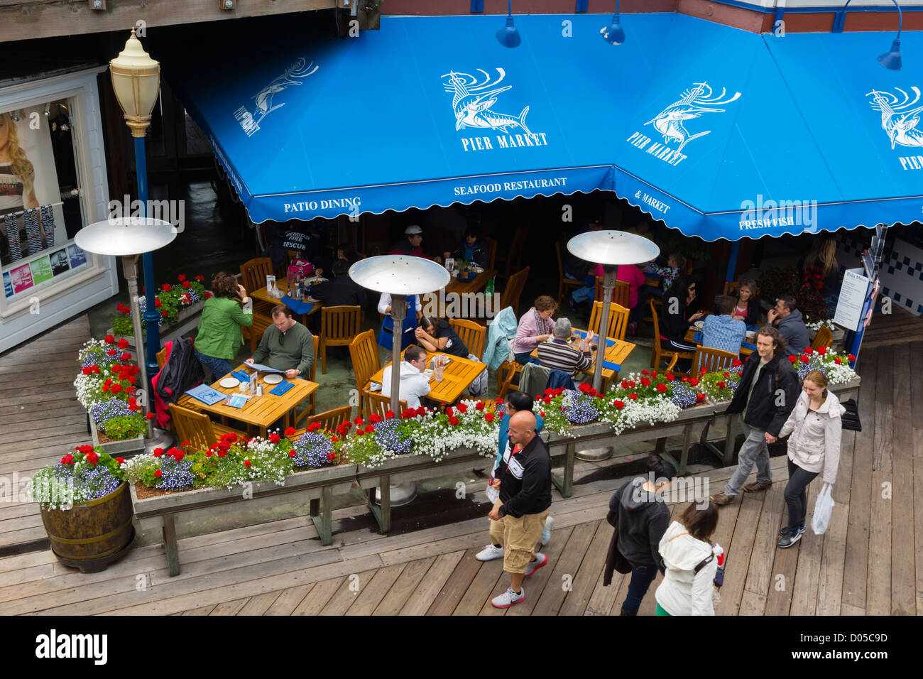 San Francisco - Fisherman's Wharf, Pier 39. Banque D'Images