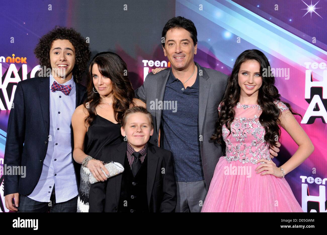 Alanna Ubach Ramy Yousseff, Brundge, Jackson, Scott Baio, Ryan Newman au Teen Nick Halo Awards, Hollywood Palladium, Los Angeles, CA, le 17 novembre 2012. Photo par : Dee Cercone/Everett Collection Banque D'Images