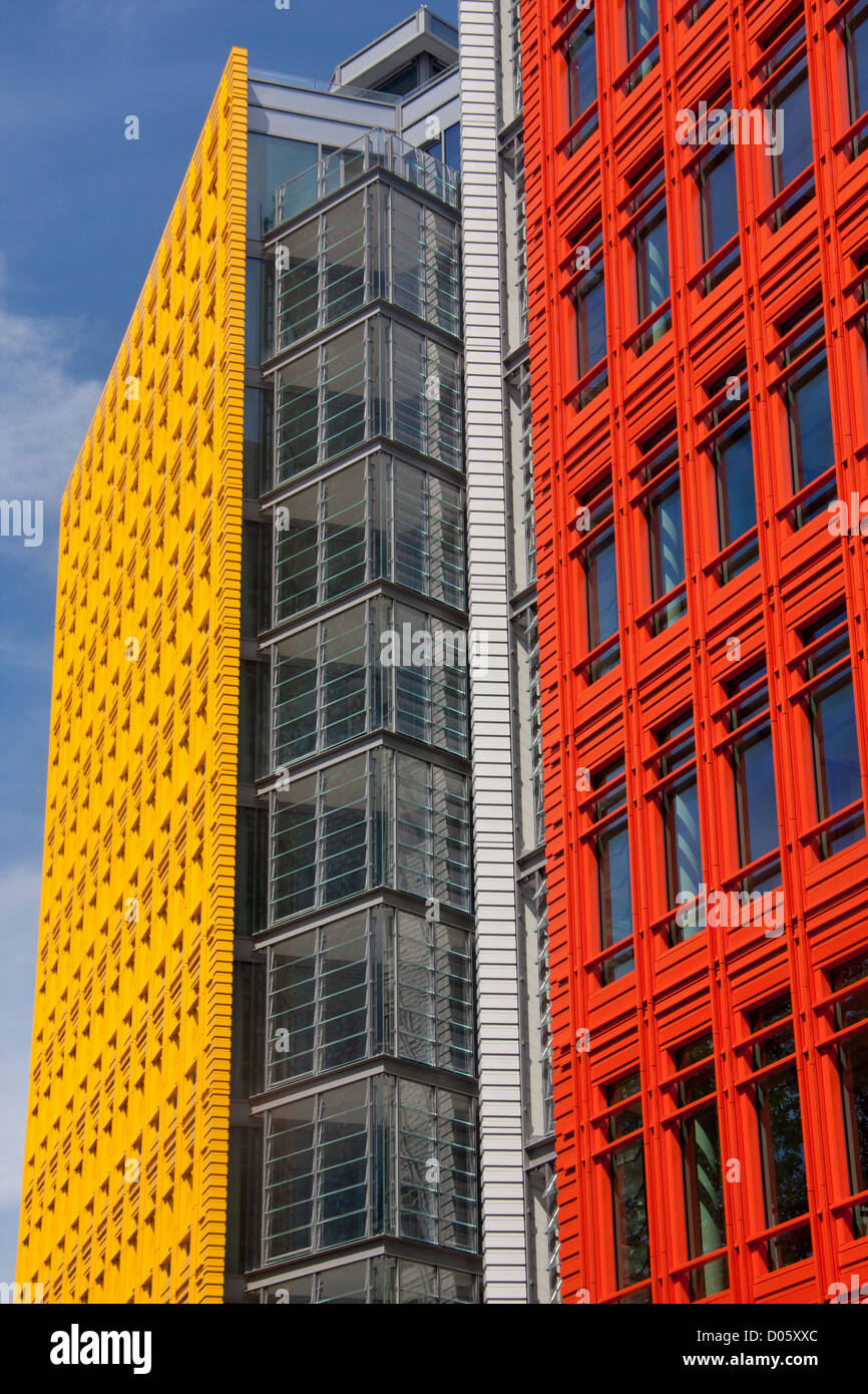 L'article de Renzo Piano's Central St Giles bureau et habitation à Bloomsbury, Central London England UK Banque D'Images