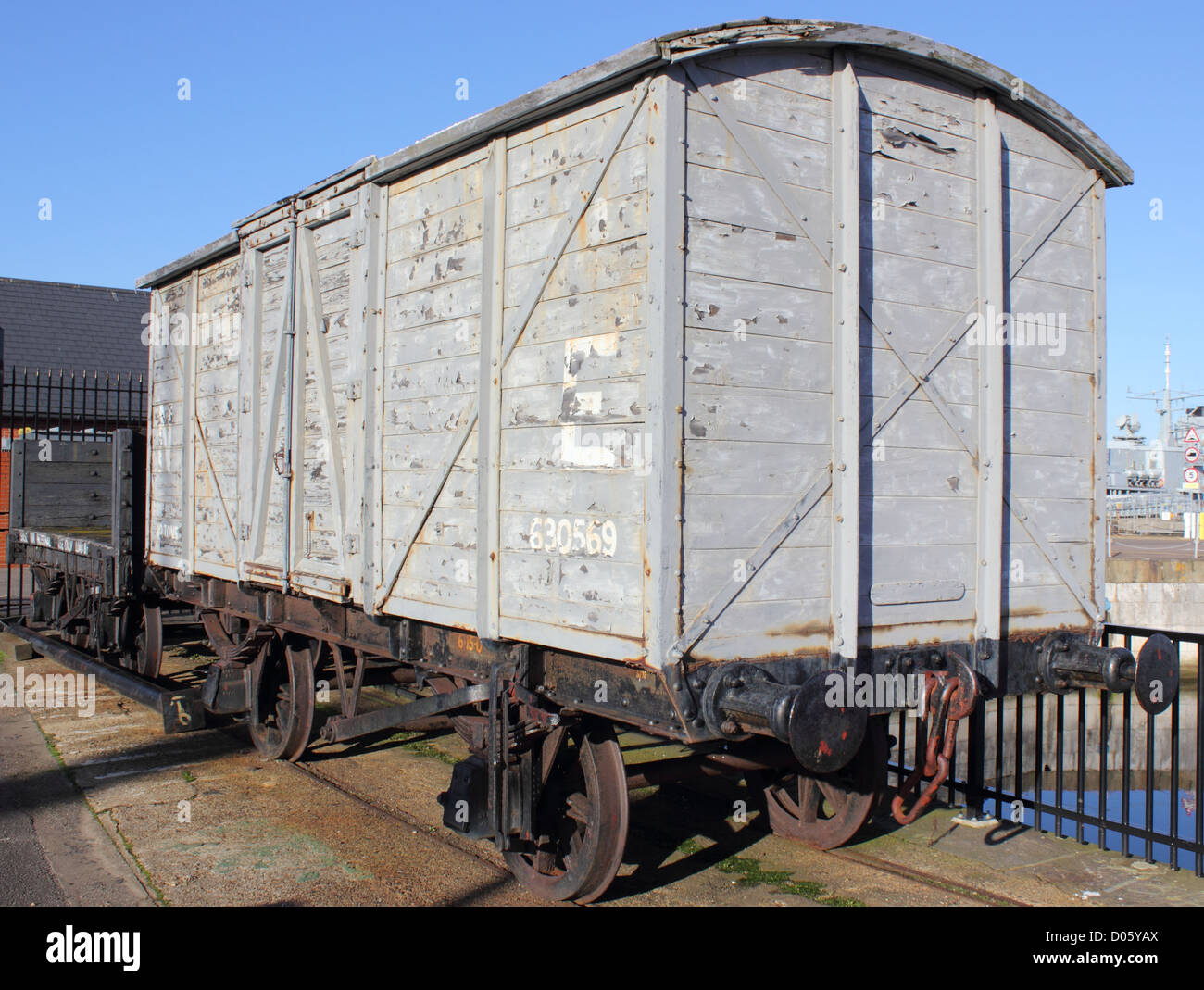 Vintage matériel roulant ferroviaire Banque D'Images