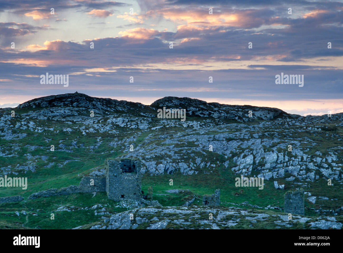 Château trois Tête, Lisnagrave, Irlande Banque D'Images