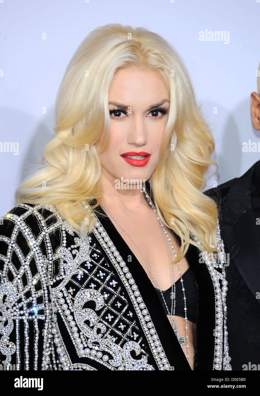 Los Angeles, Californie. 18 novembre 2012. Gwen Stefani arrive à la 40e anniversaire des American Music Awards à Los Angeles, CA 18 Nov 2012 Banque D'Images