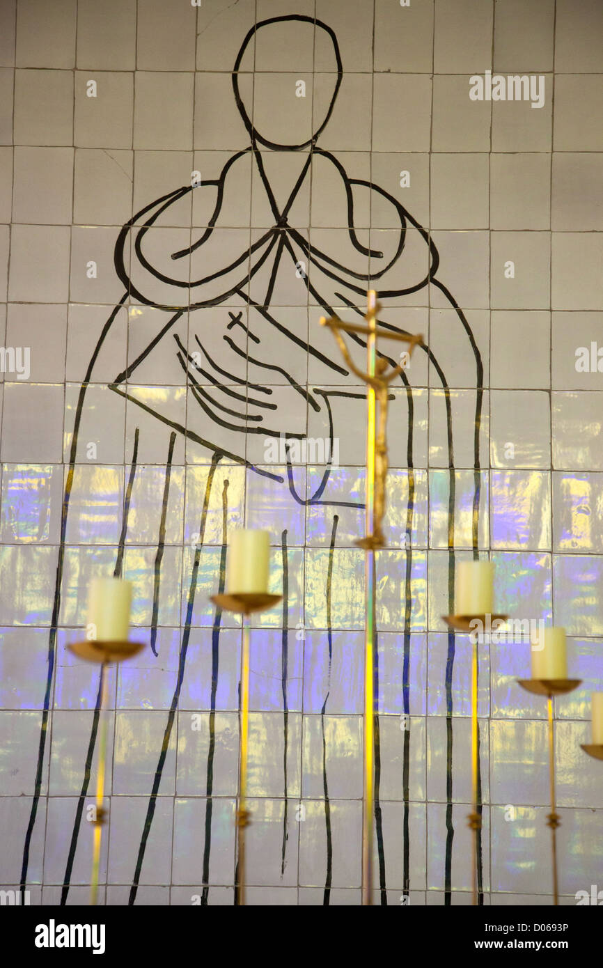 La chapelle du rosaire entièrement décorée par Henri MATISSE ENTRE 1949 ET 1951 VENCE ALPES-MARITIMES (06) FRANCE Banque D'Images