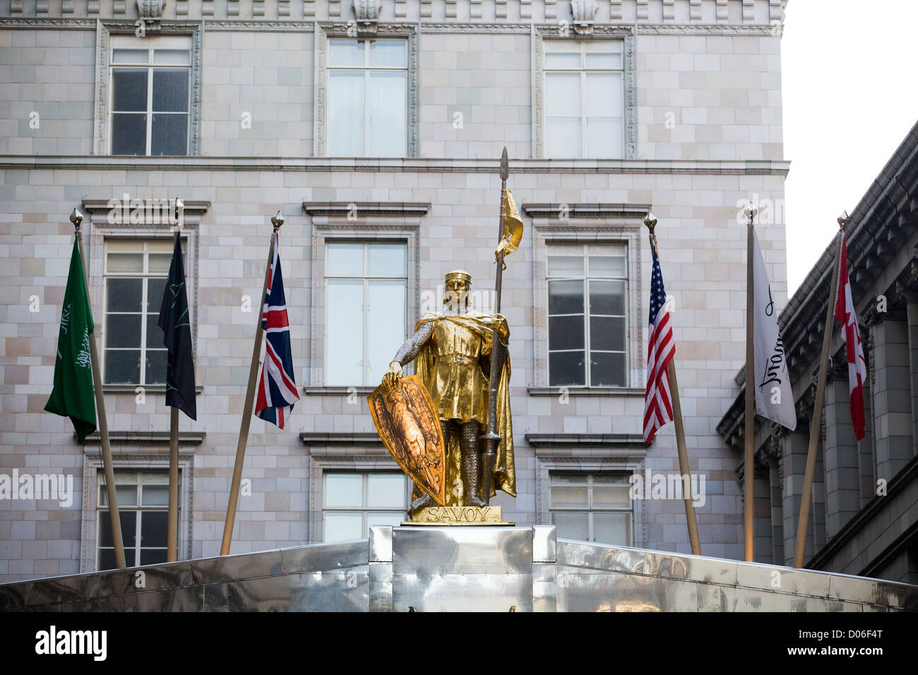 Le Savoy Hotel London England Banque D'Images