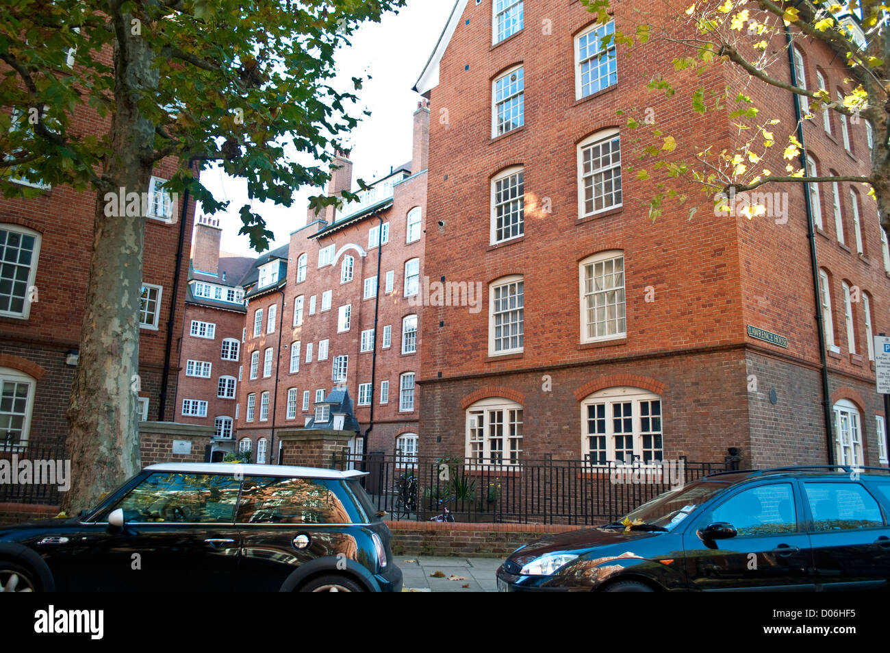 Logements sociaux, Cureton Street, SW1, City of Westminster, London, UK Banque D'Images