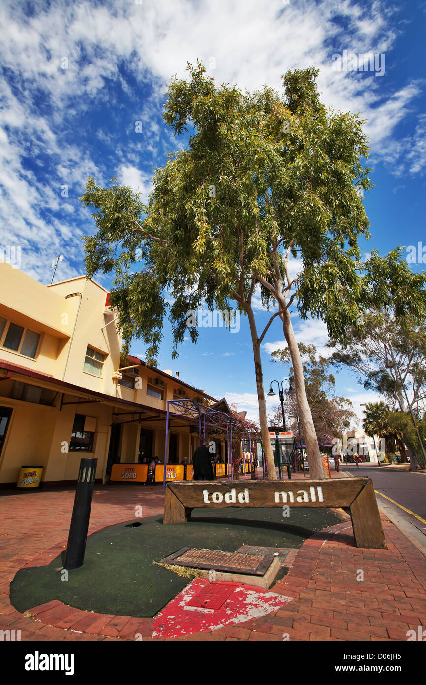 Todd Mall Alice Springs Australie Territoire du Nord Banque D'Images