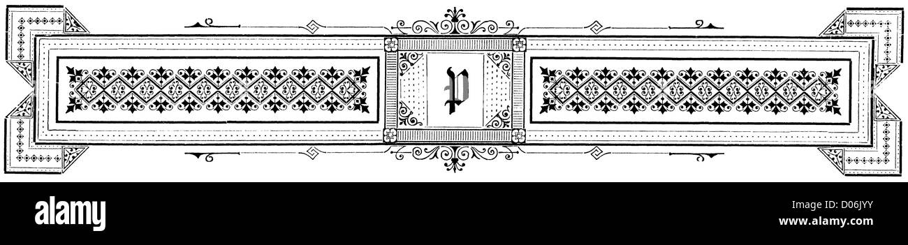 Caractère alphabétique, lettre P Banque D'Images