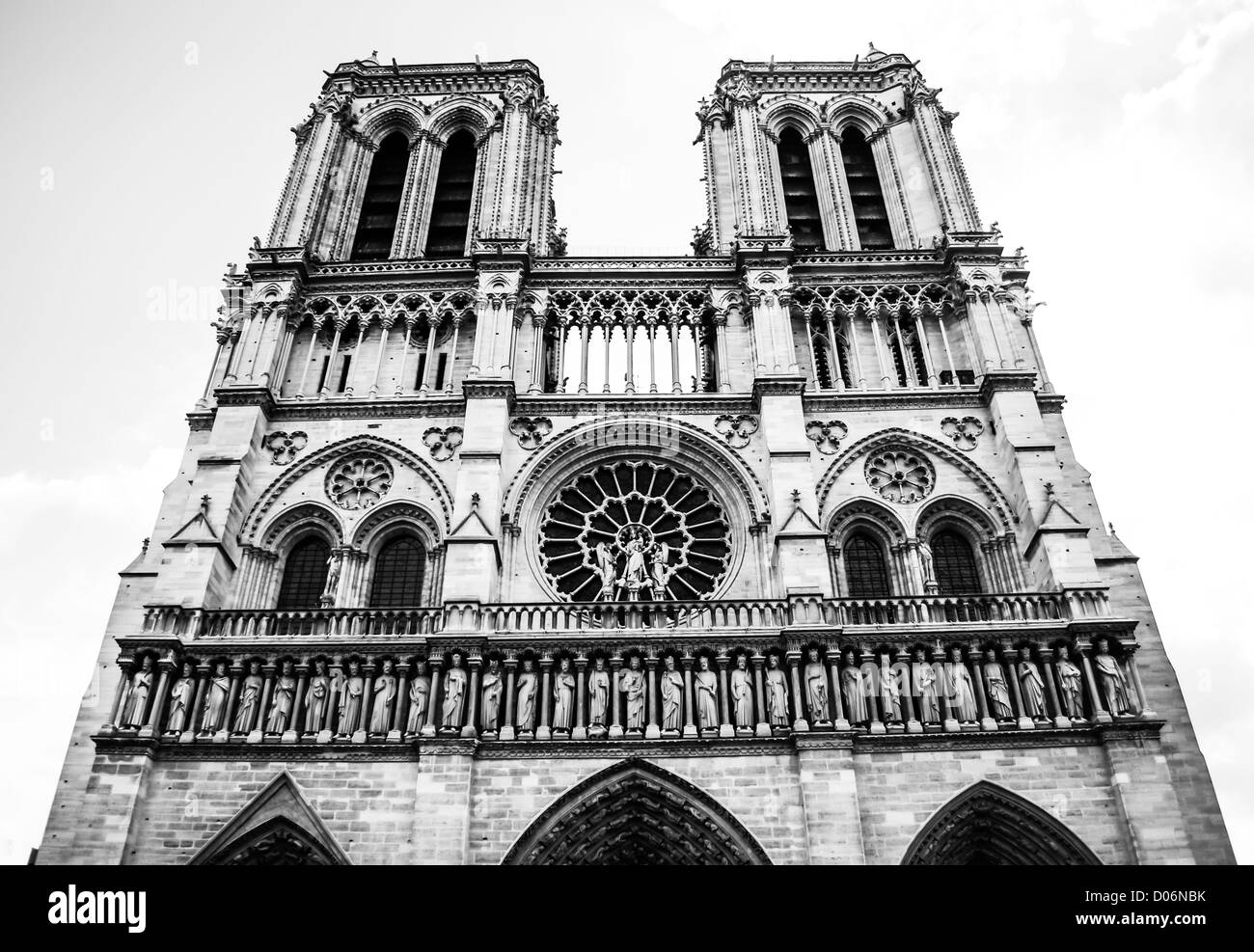 Twin Tower of Notre Dame Banque D'Images