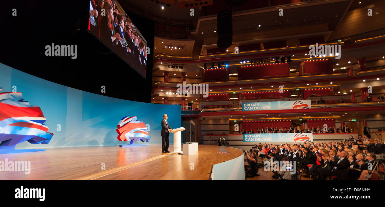 Congrès du Parti conservateur, Birmingham. Au Symphony Hall. Banque D'Images