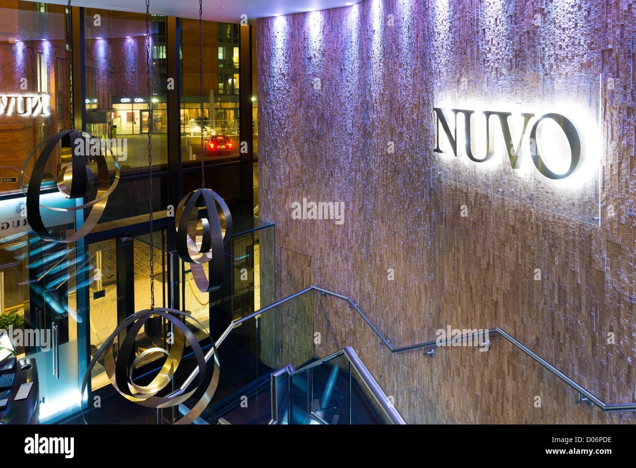 Nuvo bar à Brindleyplace, Birmingham Banque D'Images