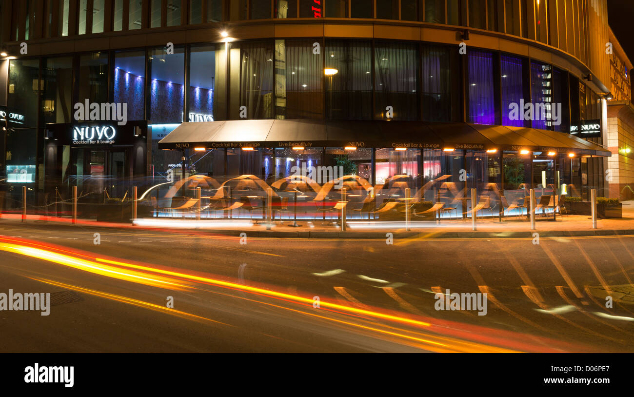 Nuvo bar à Brindleyplace, Birmingham Banque D'Images