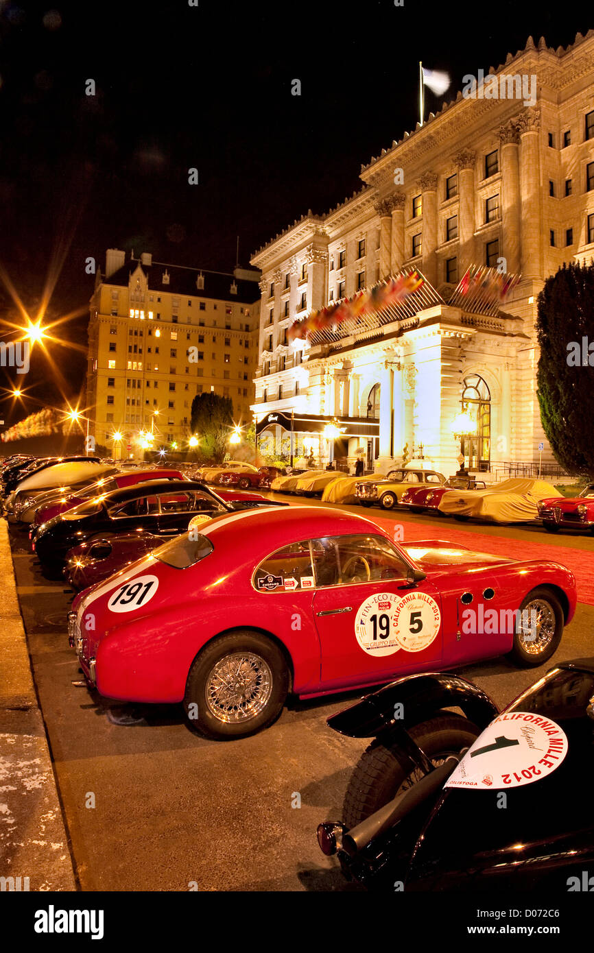 California Mille Car show à l'hôtel Fairmont San Francisco USA Banque D'Images