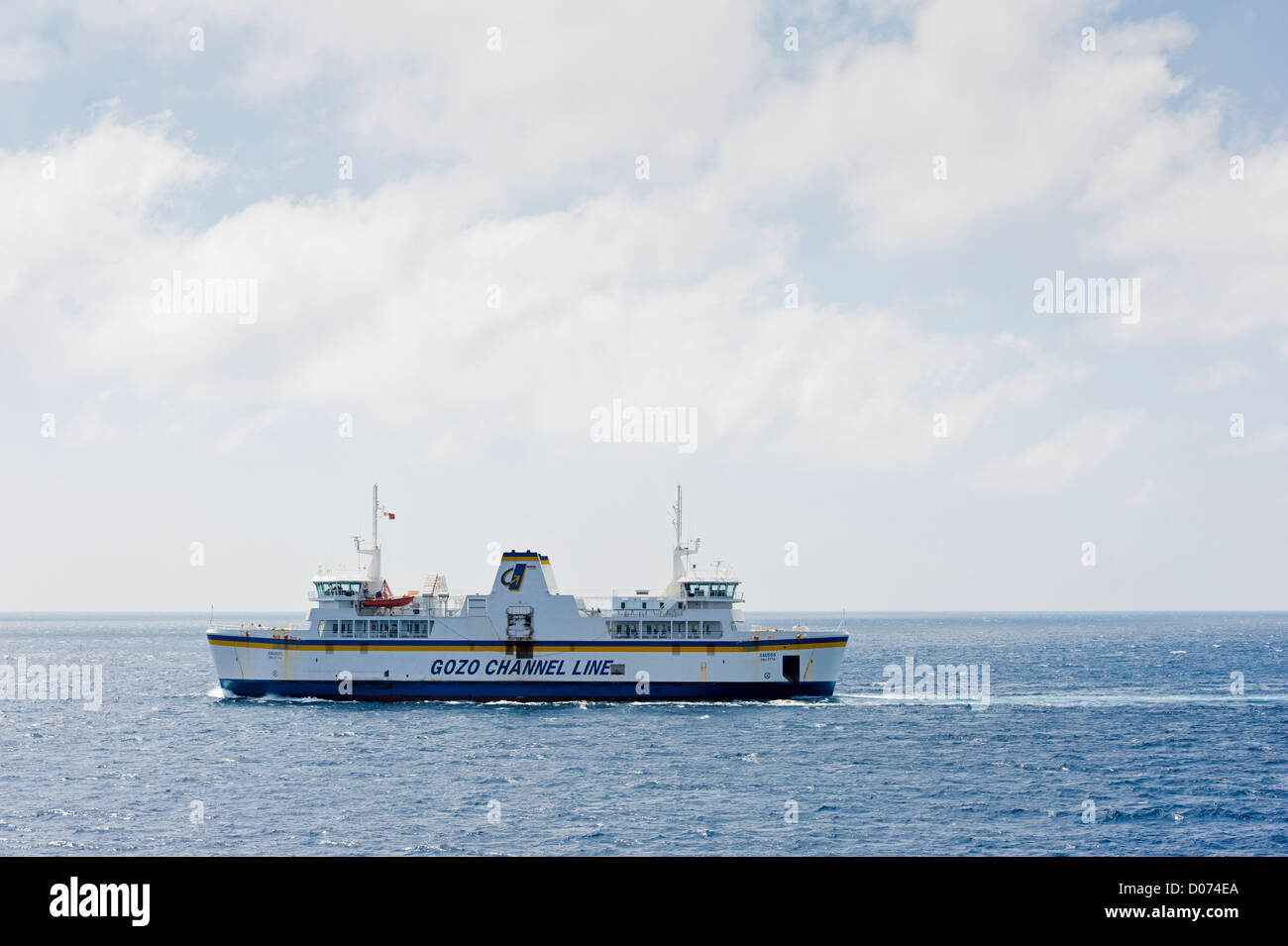 Canal de Gozo, Malte ferry en ligne Banque D'Images