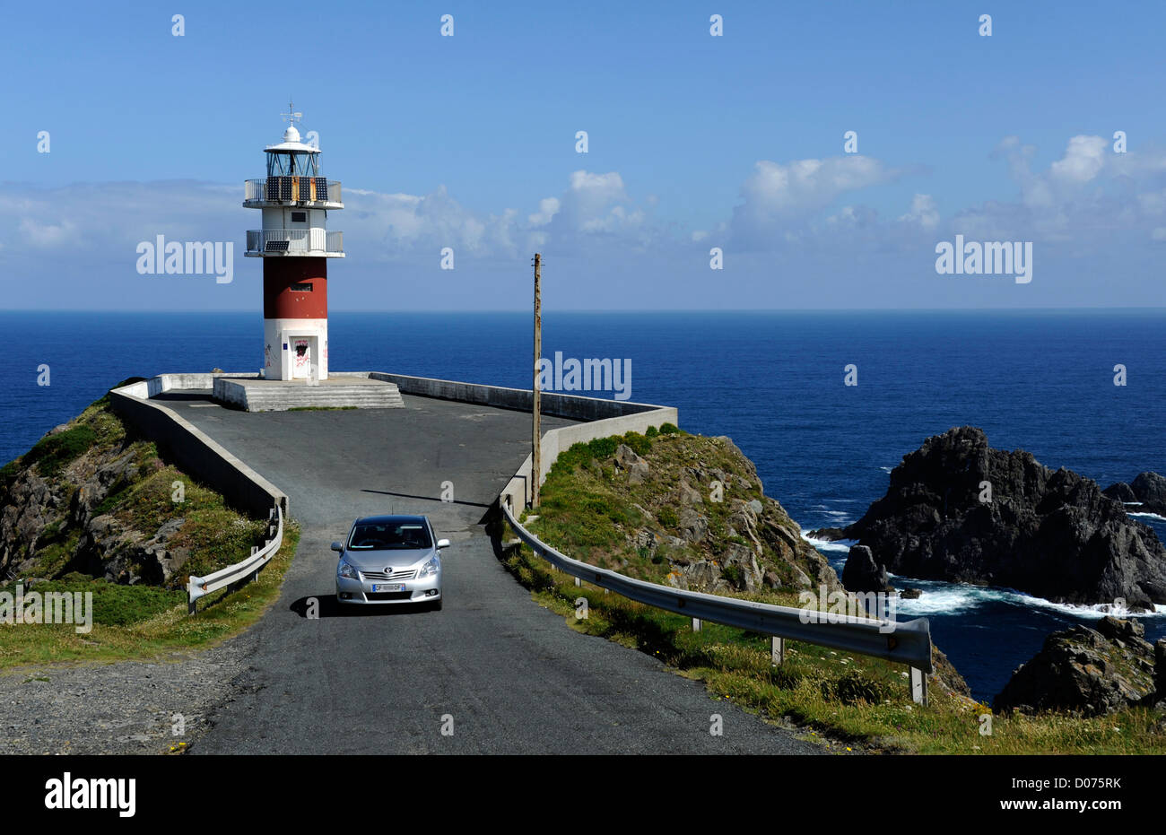 Faro de Cabo Ortegal,,phare Punta de los Aguillos,province de La Corogne Galice,Espagne, Banque D'Images