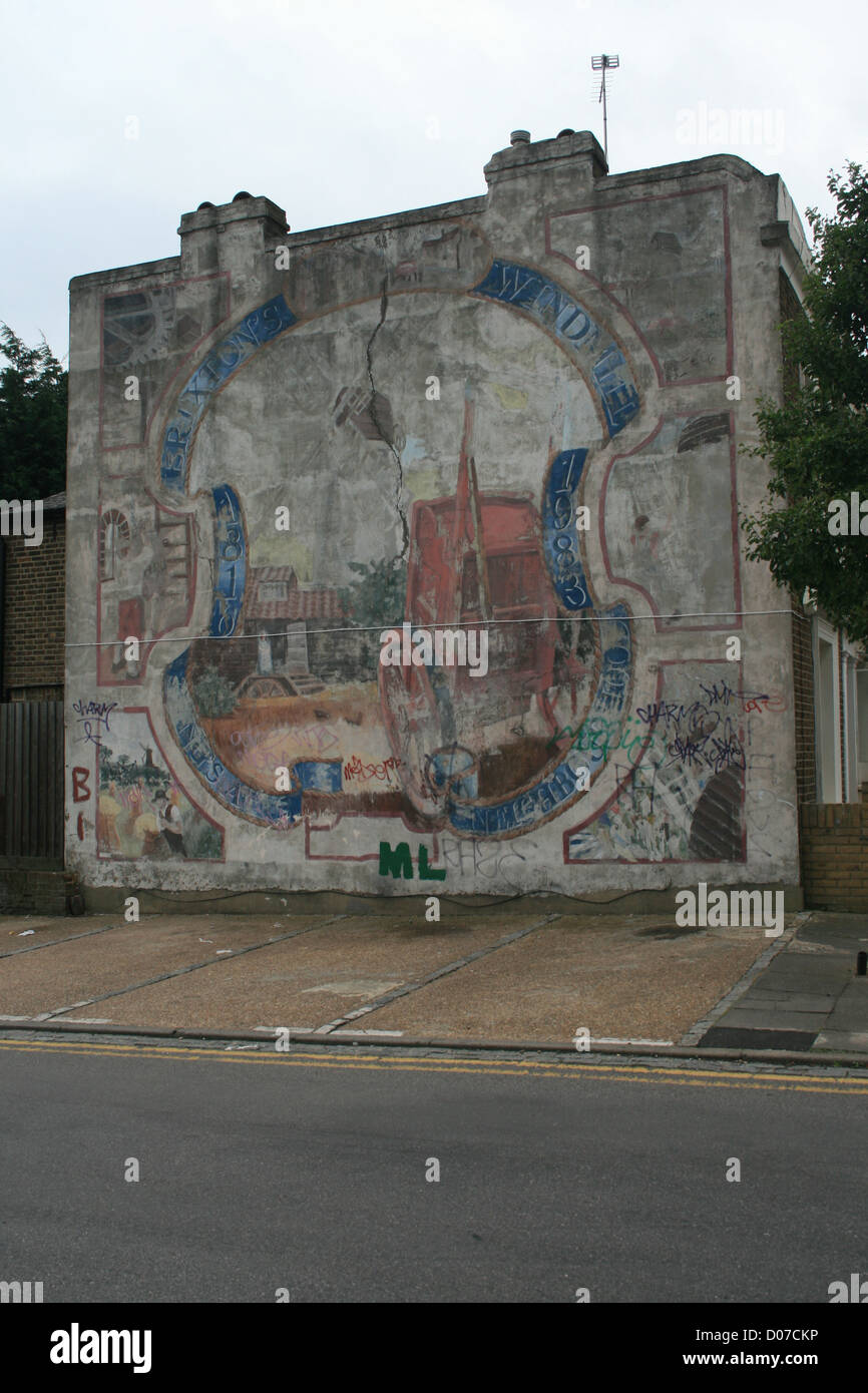 Le moulin mural Banque D'Images