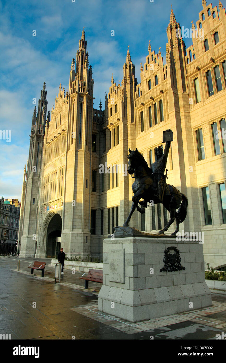 Collège Marischal, Aberdeen Banque D'Images