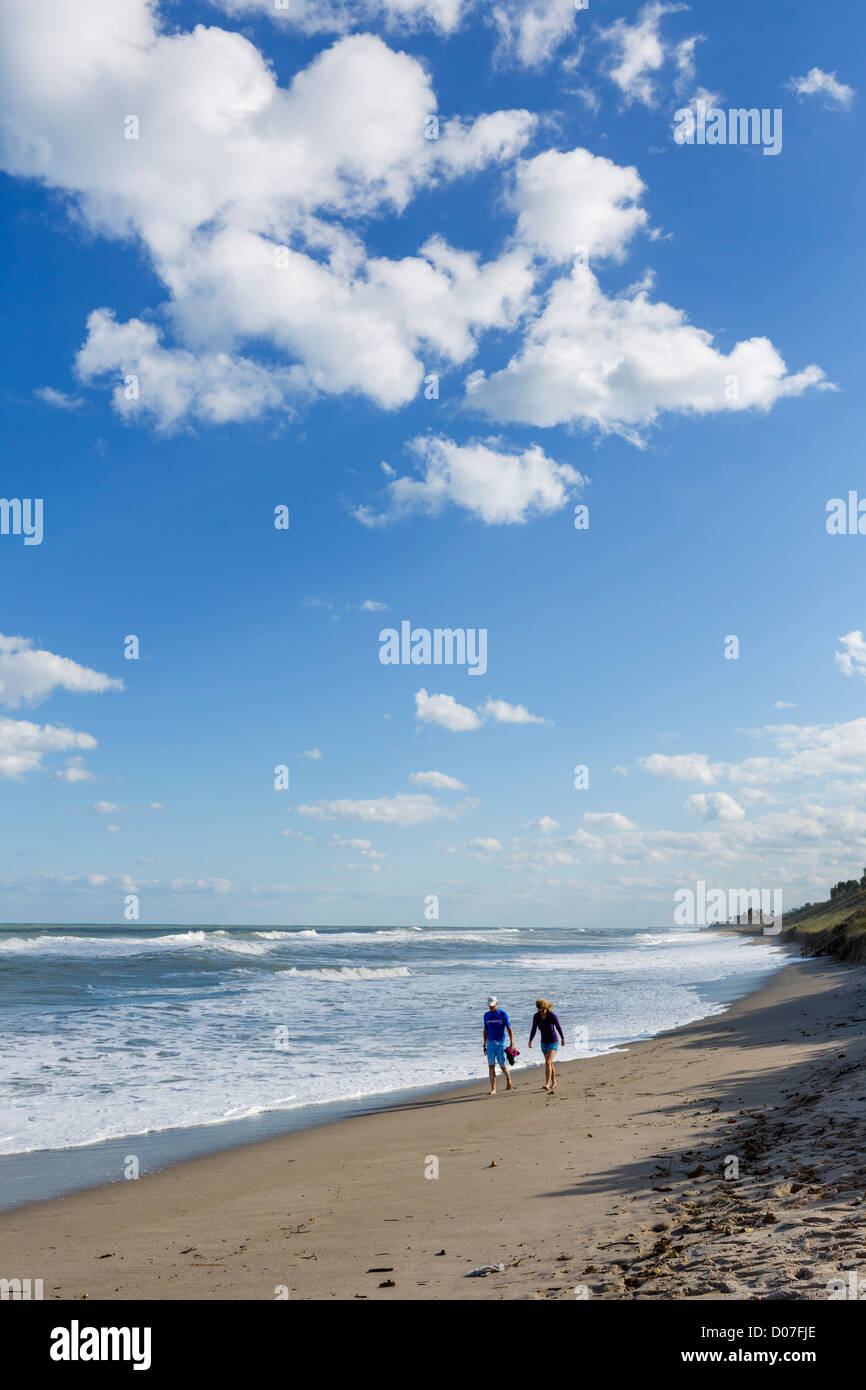 Plage de Jupiter, Treasure Coast, Florida, USA Banque D'Images
