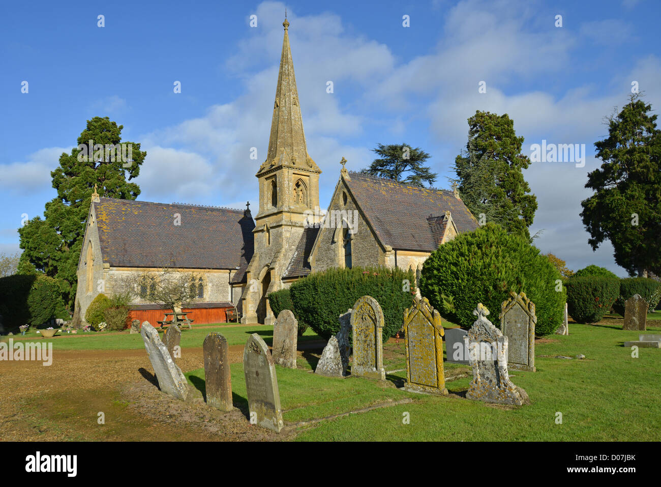 Chapelle de Shipston-on-Stour Cimetière, London Road, Warwickshire, Angleterre, Royaume-Uni Banque D'Images