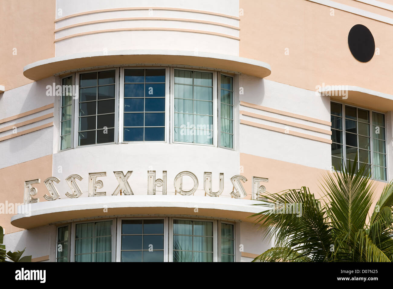 L'hôtel Essex House sur Collins Avenue, South Beach, Miami Beach City, Florida, USA Banque D'Images
