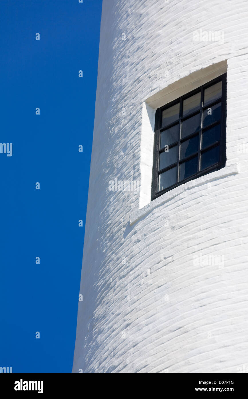 Le phare de Cape Florida dans Parc national Bill Baggs, Key Biscayne, Miami, Floride, USA Banque D'Images