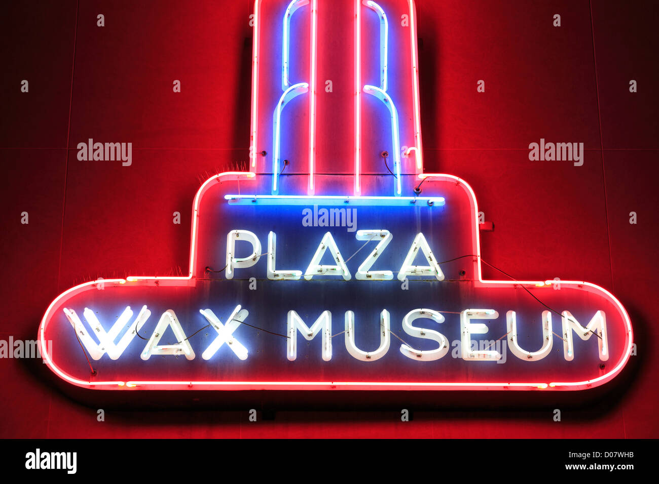 Plaza Wax Museum,Alamo Plaza, San Antonio, Texas, USA Banque D'Images