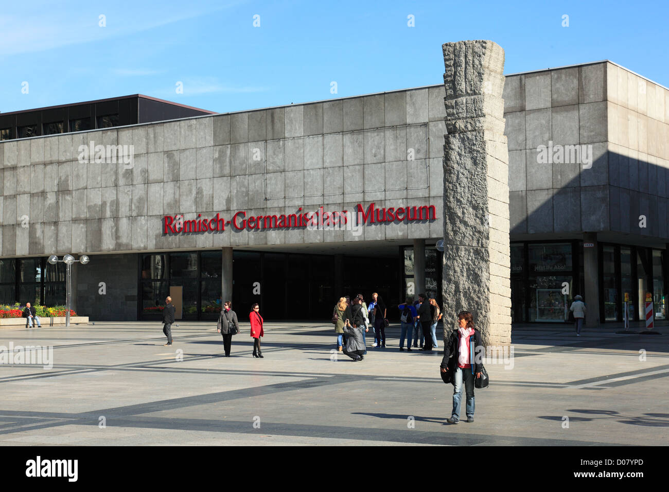 Museum am Roemisch-Germanisches Roncalliplatz dans Koeln am Rhein, Allemagne Banque D'Images