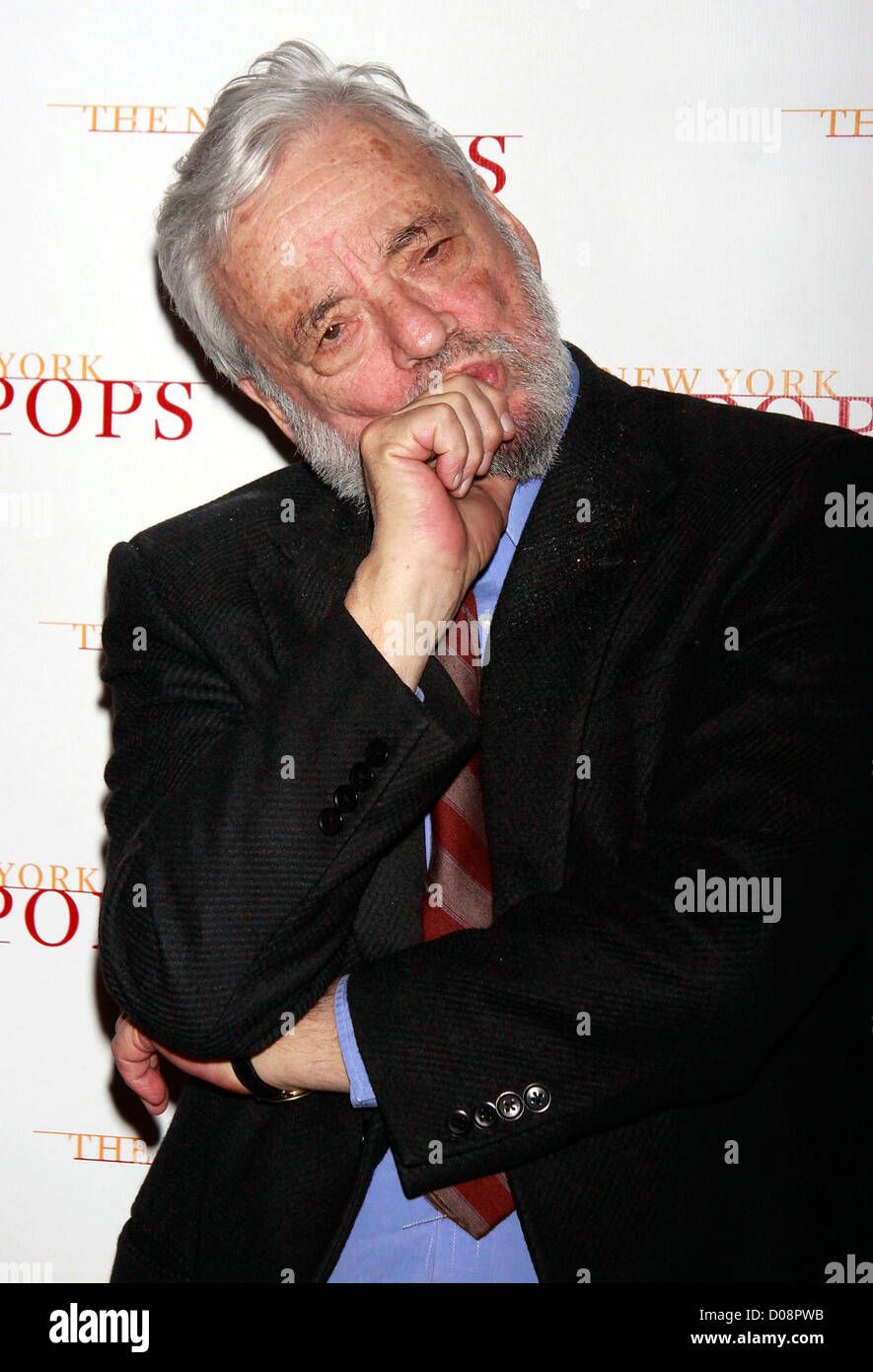 Stephen Sondheim 'Le New York Pops : Stephen Sondheim 80e anniversaire' à Carnegie Hall - Backstage New York, Banque D'Images