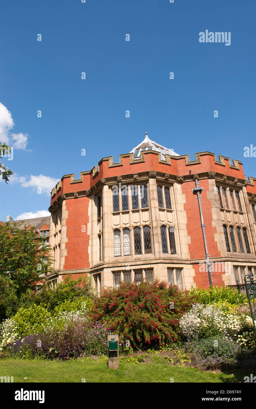 Cour Firth, l'Université de Sheffield, Sheffield, South Yorkshire, Angleterre. Banque D'Images