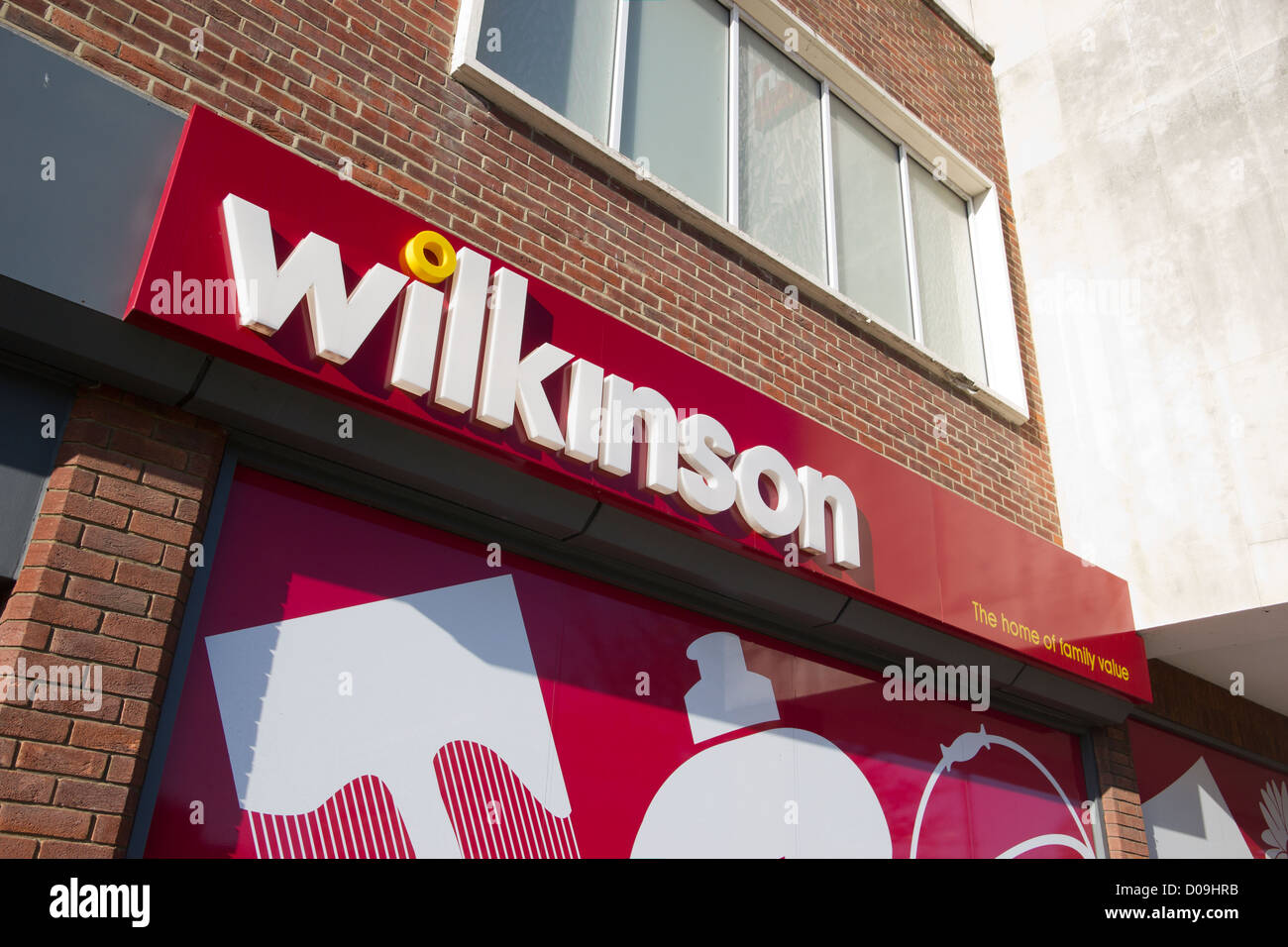Wilkinson Store Canterbury Angleterre Wilkos Banque D'Images