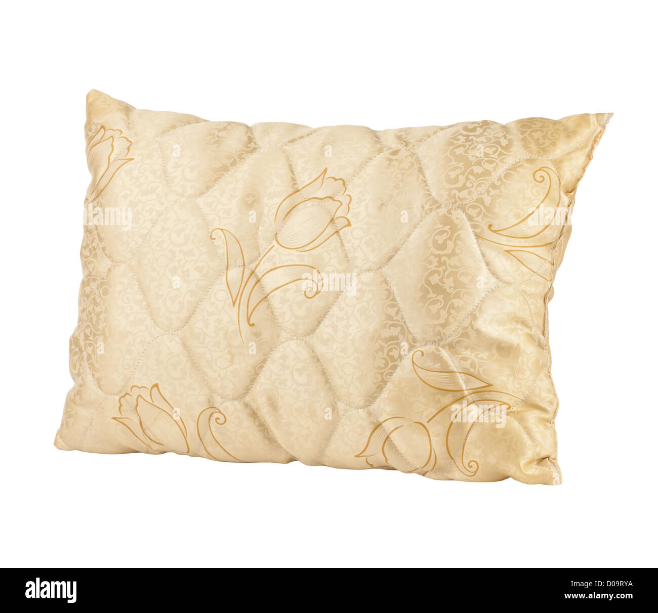 Joli design de tissu motif à fleurs tulipes isolés oreiller Banque D'Images